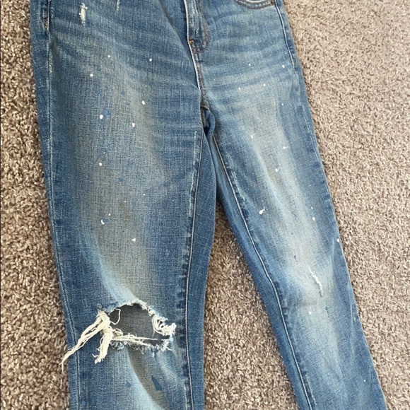 Gap Splatter Paint Jeans, Size 24 - Picture 3 of 4